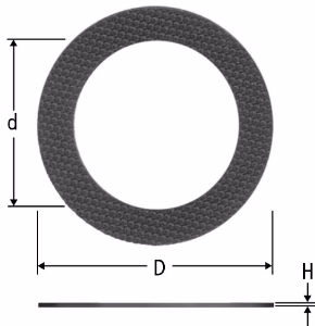 Picture of Nussbaum 42020.98 Flachdichtung zu Schlauchverschraubung, Grösse: 1¼, Art.Nr. 42020.98