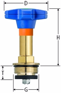 Picture of Nussbaum  95300 Easy-Top-Oberteil zu Schrägsitzventilen und Batterieventilen, Grösse: 2¼, Art.Nr. 95300.23