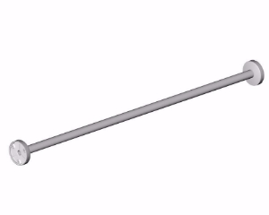 Picture of Bodenschatz - Duschenvorhangstange BODENSCHATZ, 90 cm kürzbar, D 20 mm , Art.Nr. :  BA90VC002