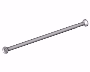 Picture of Bodenschatz - Duschenvorhangstange BODENSCHATZ, 75-125 cm, D 25,4 mm , Art.Nr. :  BA90WS041