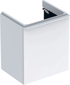 Picture of Geberit Smyle Square Unterschrank für Waschtisch hochglänzend weiss, 55x61.7cm, links, Art.Nr. : 500.366.00.1