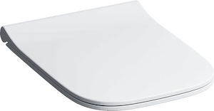 Picture of Geberit Smyle Square WC-Sitz Sandwich mit Absenkautomatik weiss, 44.5x35cm, Befestigung oben, Art.Nr. : 500.688.01.1
