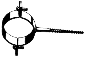 Picture of STS Rohrschelle mit Holzgewinde 110 mm, Art.Nr. :5173.61