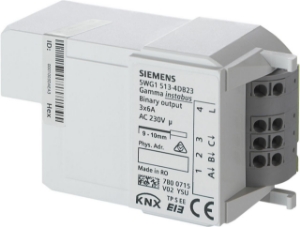 Picture of Siemens Binärausgabegerät (Relais), 3 x 6 A, AC 230 V, Art.Nr.: 5WG1513-4DB23