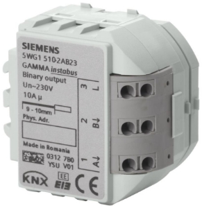 Picture of Siemens Binärausgabegerät, 2 x AC 230 V, 10 A (ohmsche Last), Art.Nr.: 5WG1510-2AB23