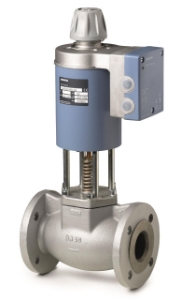 Picture of Siemens Durchgangs-Magnetventil, Flansch, PN16 DN25, kvs 8, AC / DC 24 V, DC 0/2...10 V / 0/4...20 mA, Art.Nr.: MVF461H25-8