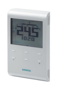 Picture of Siemens Drahtloser Raumthermostat mit Auto-Zeitschaltprogramm, Art.Nr.: RDE100.1RF