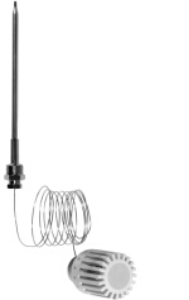 Picture of Honeywell Resideo - Thermostat mit Einschraubfühler R1/2, Sollwertbereich 30 - 70 °C, Art.Nr. : T100RS-DB