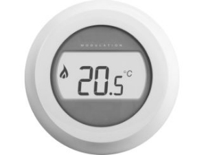 Picture of Honeywell Resideo - Temperaturwähler mit Raumfühler, verdrahtet, 5 bis 35 °C, OpenTherm, weiß, Art.Nr. : T87M2036
