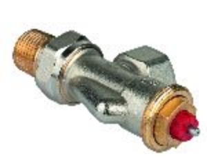 Picture of Honeywell Resideo - Thermostatventilkörper FX, Messing vernickelt, Axial, 3/8", Art.Nr. : V2000AFX10