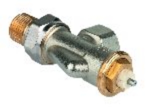 Picture of Honeywell Resideo - Thermostatventilkörper SX, Messing vernickelt, Axial, 3/8", Art.Nr. : V2000ASX10