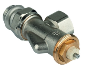 Picture of Honeywell Resideo - Thermostatventilkörper SX, Messing vernickelt, Axial, 3/8", Weichdichtung, Art.Nr. : V2030ASX10