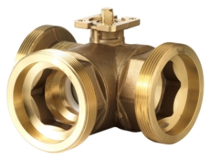 Picture of Siemens Dreiweg-Regelkugelhahn, Aussengewinde, PN40, DN50, kvs 40, Art.Nr.: VBG61.50-40
