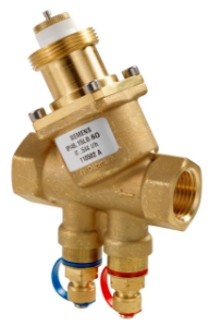 Picture of Siemens Kombiventil, Innengewinde, PN25, DN15, 30…200 l/h, Druckmesspunkte, Art.Nr.: VPI46.15L0.2Q