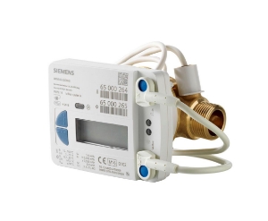 Picture of Siemens Flügelrad Wärmezähler 0,6 m3/h, mit M-Bus Kommunikation und 2 Impulseingängen, Einbaulänge 110 mm, Art.Nr.: WFM541-G000H0