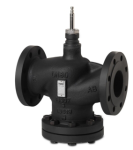 Picture of Siemens Durchgangsventil, PN40, DN 80, kvs 100, mit Flanschanschluss, druckkompensiert, Art.Nr.: VVF63.80-100K
