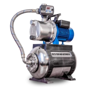 Picture of Elpumps Pumpen VB 25/1500 INOX Automatic Hauswasserwerk, mit INOX-Pumpenrad, Pumpengehäuse und Druckbehälter, 1500 W, 6.300 l/h, 4,8 bar, 25 L, Art.Nr. : VB 25/1500 INOX Automatic