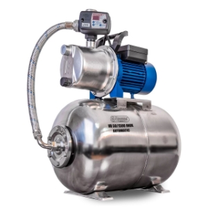 Picture of Elpumps Pumpen VB 50/1500 INOX Automatic Hauswasserwerk, mit INOX-Pumpenrad, Pumpengehäuse und Druckbehälter, 1500 W, 6.300 l/h, 4,8 bar, 50 L, Art.Nr. : VB 50/1500 INOX Automatic