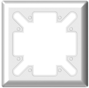 Picture of Oventrop - Abdeckrahmen 88 x 88 mm für Unterputzdosen, verkehrsweiß (RAL 9016), Art.Nr. : 1150693