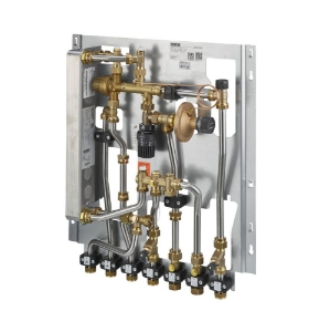 Picture of Oventrop - Wohnungsstation "Regudis W-HTF" 15 l/min, WT nickelgelötet, direkter HK, Art.Nr. : 1341151