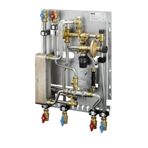 Picture of Oventrop - Wohnungsstation "Regudis W-HTO" 15 l/min, WT kupfergelötet, Anschluss oben, Art.Nr. : 1341274