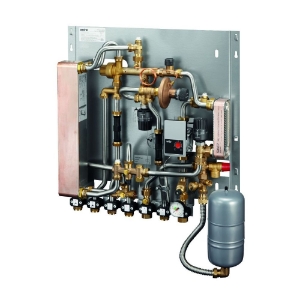 Picture of Oventrop - Wohnungsstation "Regudis W-HTU Duo" 17 l/min, WT kupfergelötet, mit Heizkreis-Trennsystem, Art.Nr. : 1341332