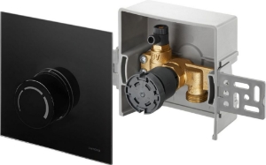 Picture of Oventrop - Unibox RTL Rücklauftemperaturregelung Echtglas schwarz, Art.Nr. : 1022751