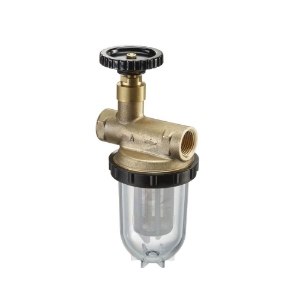 Picture of Oventrop - Heizölfilter für Einstrang mit Absperrung "Oilpur E A" beids. G 1/2 IG,Nickelsieb 100-150my,Absperrv, Art.Nr. : 2123104