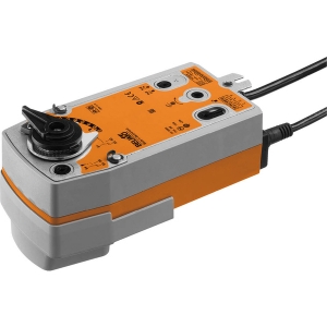 Picture of Belimo Drehantrieb mit Notstellfunktion (Retrofit) NC, 20 Nm, AC/DC 24 V, Auf/Zu, 75 s, 2 x EPU, IP54, F03/F04/F05, Art.Nr. SRF24A-S2-R