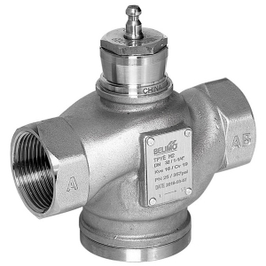 Picture of Belimo Hubventil nicht rostender Stahl, 2-Weg, DN 32, Innengewinde, Rp 1 1/4", PN 25, ps 2500 kPa, kvs 16 m³/h, 
Mediumstemperatur 0...130°C, Art.Nr. H232S-M