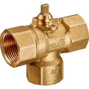 Picture of Belimo Umschalt-Zonenventil, 3-Weg, DN 25, Innengewinde, Rp 1", PN 25, ps 1600 kPa, kvs 4 m³/h, 
Mediumstemperatur 2...100°C (mit Antrieb 2...90°C), Art.Nr. C325Q-J