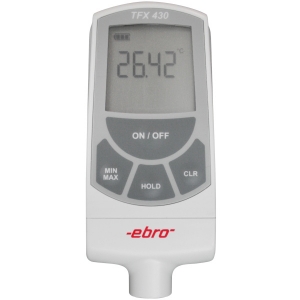 Picture of Ebro Electronic TFX 430 Präzisions-Thermometer Pt100, min/max/hold, -100°C/+500°C, Lemo, exkl. Temperaturfühler, Art.Nr. : 1340-5430