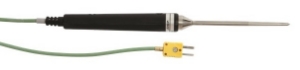 Picture of Ebro Electronic TPN 221 NiCr-Ni Einstechfühler bis 500°C, NL100/5mm, 1m Silikonkabel, SMP, Art.Nr. : 1343-0664