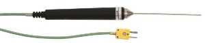 Picture of Ebro Electronic TPN 231 NiCr-Ni Einstechfühler bis 500°C, NL100/2.1mm, 1m Silikonkabel, SMP, Art.Nr. : 1343-0674