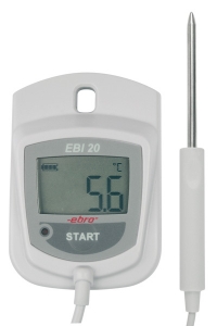 Picture of Ebro Electronic EBI 20-TE1 Temp.-Datenlogger, spitzer Fühler an Handgriff an Kabel, -30°C/+70°C, Art.Nr. : 1601-0043