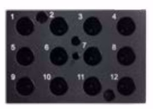 Picture of Ebro Electronic Hygiena IB-003 12-Well-Block zu Inkubator 1, Art.Nr. : IB-003
