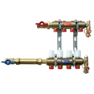 Picture of Giacomini KIT B Fussbodenheizungsverteiler, Fertigverteiler, 1"x18/11, 1 Stk., Art.Nr. : KITBY811