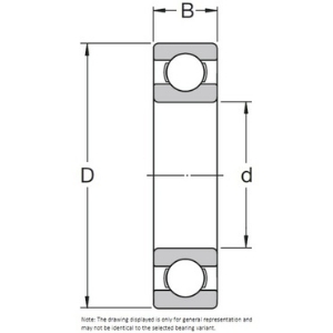 Picture of SKF Dünnringlager Offen Serie FPX Art. Nr. FPXAA 100