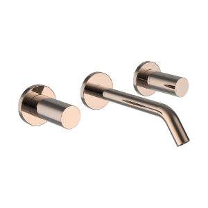 Picture of Laufen Armaturen - 2-Griff UP-Waschtischmischer, Ausladung 175 mm, Festauslauf, PVD Rosegold , Art.Nr. : H3123360821201