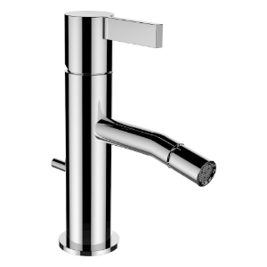 Picture of Laufen Armaturen - Bidetmischer, Ausladung 110 mm, Festauslauf, mit Ablaufventil , Art.Nr. : H3413310041011