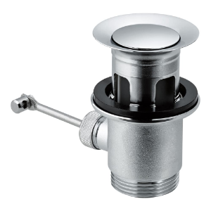 Picture of Laufen Armaturen - Ablaufventil 63 mm x1.1/4", mit 94 mm Stange, PVD inox look , Art.Nr. : HF104469423000