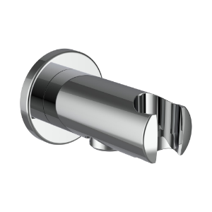 Picture of Laufen Armaturen - Anschlussbogen mit festem Halter, Ausladung 42 mm, mit Rückflussverhinderer, Vollmetall , Art.Nr. : HF504778100000