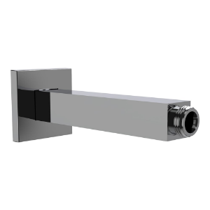 Picture of Laufen Armaturen - Brausedeckenarm, Länge 150 mm, quadratische Rosette, 1/2'', inox look , Art.Nr. : HF546027100000