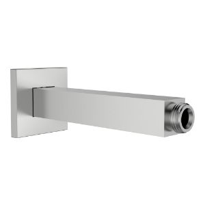 Picture of Laufen Armaturen - Brausedeckenarm, Länge 150 mm, quadratische Rosette, 1/2'', inox look , Art.Nr. : HF546027420000