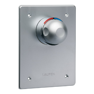 Bild von Laufen Armaturen - UP-Duschensteuerung mit mechanischem Mischer und Temperaturbegrenzung, Ausführung für Betoneinbau, Anschluss 1/2", chrom , Art.Nr. : HF770008100000