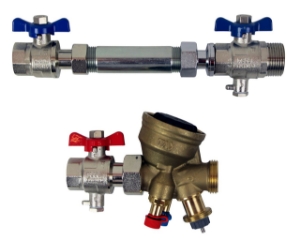 Picture of IMI Hydronic Engineering TA-Compact-P Set  DN 25 horizontal, Art.Nr. : 32604010601