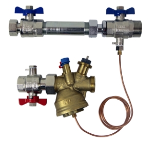 Picture of IMI Hydronic Engineering TA-Compact-DP Set  DN 25 horizontal, Art.Nr. : 32604010603
