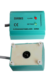 Picture of Sensortec - Optischer Oel- und Wassermelder, Öffnerkontakt potentialfrei  (60V/1A) ohne Selbsthaltung, Kabel 4m, 24VAC/DC, für nicht leitende Flüssigkeiten, Art.Nr. : SWM 5