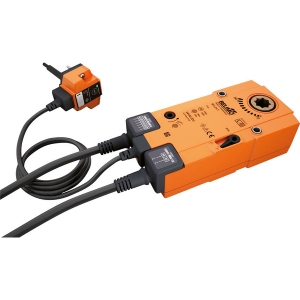 Picture of Belimo - Brandschutzklappenantrieb, 4 Nm, AC/DC 24 V, Auf/Zu, 60 s, 2 x EPU, IP54, Kabel mit Anschlussstecker, Thermoelektrische Auslöseeinrichtung BAT (72°C), Art.Nr. :BFL24-T-ST/500