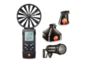 Picture of testo 417 Set 2 - Flügelrad-Anemometer mit Messtrichtern und Gleichrichter, Art.Nr. : 0563 2417